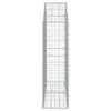 vidaXL Gabion avec arc surélevé 100x30x100/120 cm Fer Voir les images du produit 4