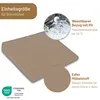 Herlag Keilkissen Stella 33x37x7/2cm Taupe | Ergonomisches Produktbild-Vorschau 5