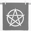 Huuraa Kissenbezug Pentagramm Drudenfuß 40x40cm Steel Grey Produktbild-Vorschau 1