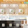 UISEBRT 60W LED Deckenleuchte Dimmbar mit Fernbedienung - Produktbild-Vorschau 7