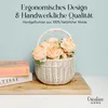 Creative Home Weißer Weidenkorb mit Henkel | 22 x 22 x 26 Produktbild-Vorschau 5