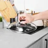 Szklana pokrywa ze stalową ramą, plastikowym uchwytem i Podgląd zdjęcia produktu 3