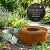 Rasenkante Cortenstahl  Rolle 10m x 15cm x 1mm – Produktbild-Vorschau 3