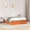 vidaXL Massivholzbett ohne Matratze Wachsbraun 150x200 cm Produktbild-Vorschau 2