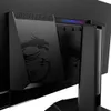 Close-up of the back of a black computer monitor, showing a dragon logo and ventilation grilles. Náhľad obrázku produktu