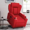 vidaXL Fauteuil relax releveur rouge similicuir Voir les images du produit 2