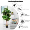 COSTWAY Sztuczne drzewo figowe 120 cm, sztuczne drzewo Podgląd zdjęcia produktu 4