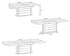 Design Esstisch Tisch HE-555 Weiß - Schwarz Hochglanz Produktbild-Vorschau 7