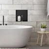LuxeBath Wandnische aus Edelstahl, 30x30x10 cm, Schwarz, Produktbild-Vorschau 1