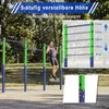 COSTWAY Turnreck Outdoor, gymnastická sestava s třemi Náhled obrázku produktu 4