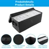 CD-opbergdoos - 4 stuks - Voor 36 CD's/DVD's - Wasbare doos Productafbeelding-voorbeeld 3