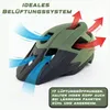 MTB Helm Jungs & Herren Armygrün | Mit Visier & USB-Licht | Produktbild-Vorschau 6
