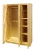 Möbilia Kleiderschrank | mit 3 Türen | Kiefer-Holz massiv | Produktbild-Vorschau 3