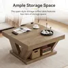 Table basse, table basse de style cottage avec une grande Voir les images du produit 4