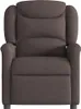vidaXL Relaxsessel Elektrisch Dunkelbraun Stoff Produktbild-Vorschau 4
