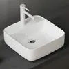 doporro Lavabo da Appoggio 38,5x38,5x14cm, Lavandino Bagno Anteprima dell’immagine prodotto 1