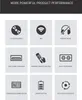 A grid of icons and text describing product features. Náhled obrázku produktu