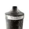 Close-up of the top of a black cylindrical product, wrapped in clear plastic. Produktbild-Vorschau