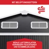 ONBEST Gerätehaus Premium | Metall | mit Fundament | Produktbild-Vorschau 3