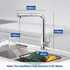360° Drehung Küchenarmatur Wasserhahn mit 2 Strahlarten Produktbild-Vorschau 8