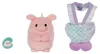 set di peluche nici maiale onk con conchiglia e costume da Anteprima dell’immagine prodotto 1