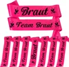 Oblique Unique Schärpe Braut + Team Braut Schärpen Set JGA Produktbild-Vorschau 1