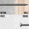 FIXXIA® Stahlnägel - [50er Set, 10x in 20-50 mm] Stahlnägel Produktbild-Vorschau 4