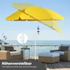 Sekey Sonnenschirm 180 cm Rund Balkonschirm Strandschirm Produktbild-Vorschau 5