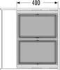 HAILO CARGO SYNCHRO 60, 2 x 28 Ltr, Seitenwandmontage, Produktbild-Vorschau 14