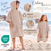 CalmyBEACH Frottee Poncho Badeponcho Kinder Bademantel  - Produktbild-Vorschau 3