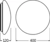 LEDVANCE 4058075618121 4058075618121 LED outdoor wall light Voir les images du produit 5