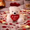 Teddybar mit Herz - weis - Plusch - 22 cm - Valentinstag Produktbild-Vorschau 11
