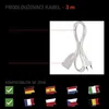 Dvoužilový pohyblivý přívod 3 m / 1 zásuvka / bílý / PVC / 0,75 mm2 Productafbeelding-voorbeeld