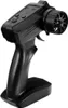 A black remote control for an RC car is shown against a white background. Produktbild-Vorschau