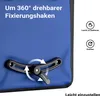 Wiltec Gepäckträgertasche blau, Fahrradtasche Gepäckträger Produktbild-Vorschau 6