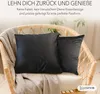 2er Set Kissenbezug 45x45cm, Samt flauschig weich, mit Produktbild-Vorschau 3