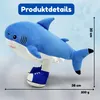 Wiztex Talianska plyšová hračka "Brainrot Blau" – plyšová Náhľad obrázku produktu 2
