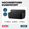 tesa Lavaa Duschkorb M mattschwarz 3kg Produktbild-Vorschau 3