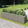 vidaXL Gabionen-Hochbeet Verzinkter Stahl 450×90×100 cm Produktbild-Vorschau 2
