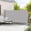 vidaXL Ausziehbare Seitenmarkise 160x500 cm Grau Produktbild-Vorschau 3