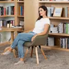 Meubles Cosy 2er-Set bequeme Esszimmerstühle aus grünem Produktbild-Vorschau 7
