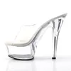 KISS-201 Damen Sandale von Pleaser, Transparent  , EU 44, Produktbild-Vorschau 3