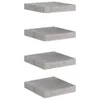 vidaXL Schweberegale 4 Stk. Betongrau 23x23,5x3,8 cm MDF Anteprima dell’immagine prodotto 9