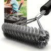Brosse pour barbecue 3 en 1 en acier inoxydable 28 cm Voir les images du produit 2