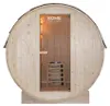 HOME DELUXE Outdoor Fasssauna LAHTI - M inkl. 3,6 kW Produktbild-Vorschau 1