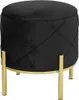 Tabouret JASTRIAN élégant avec espace de rangement - noir / Voir les images du produit 3