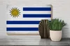 Holzschild Flagge Uruguay 30x20cm Flag of Uruguay Vintage Produktbild-Vorschau 4