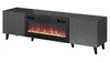 MIRJAN24 TV-Lowboard Vamos Grey 180 mit Kamin, TV-Schrank Produktbild-Vorschau 2