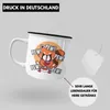 Trendation - Gamer Panda Emaille Tasse Kinder Geschenkidee Produktbild-Vorschau 3