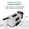 Friteuse Emerio 3 litres – Friteuse sans PFAS – Thermostat Voir les images du produit 10
